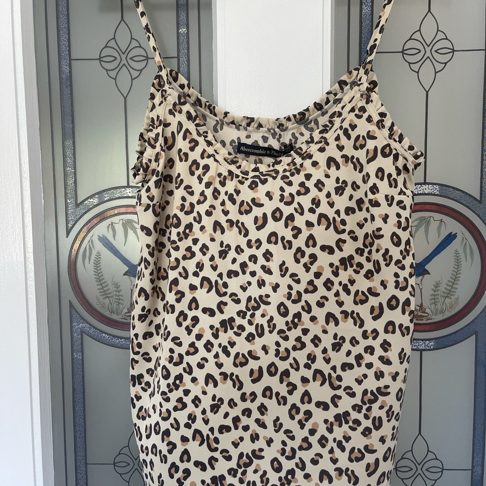 “Abercrombie & Fitch” leopard camisole - Picture 1 of 6